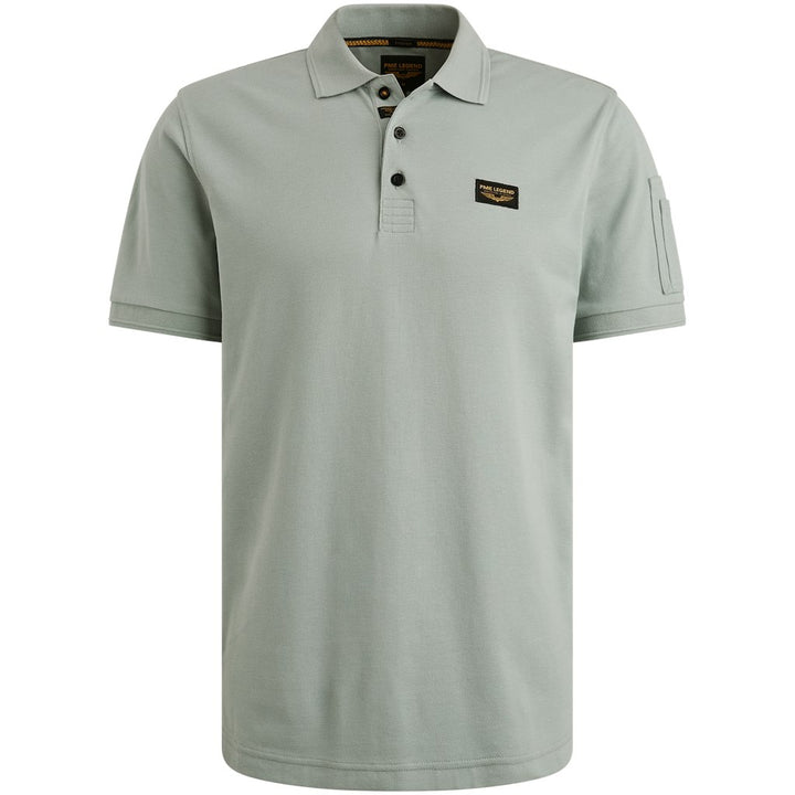 Short Sleeve Polo American Classic - Lichtgrijs