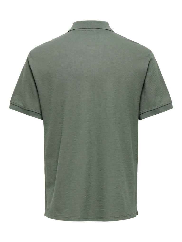 Onsben Reg Ss Polo Shirt Noos - Grijs Melee
