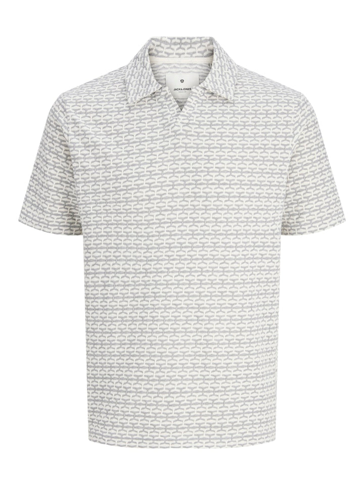 Jprblueli Ss Polo - Grijs Dessin