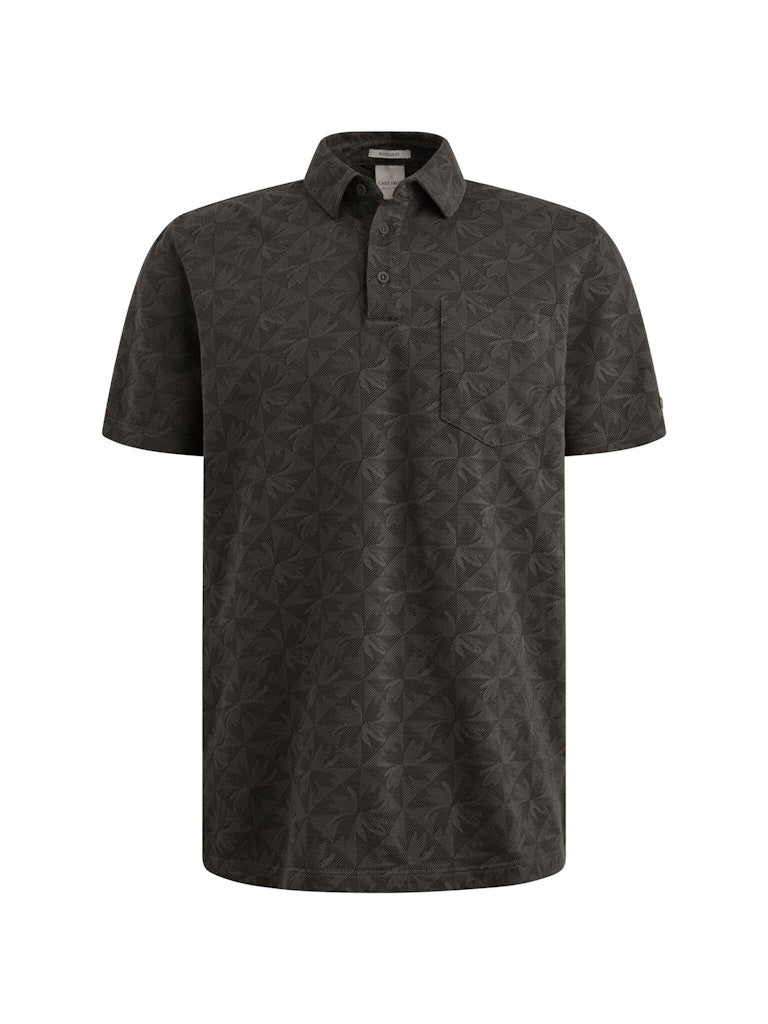 Short Sleeve R-neck Regular Fit Ja - Zwart Dessin