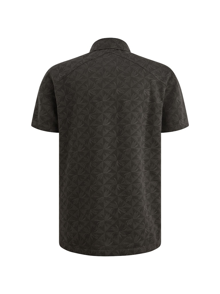 Short Sleeve R-neck Regular Fit Ja - Zwart Dessin