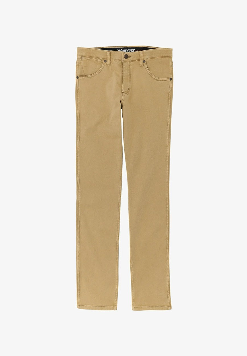 Wrangler heren jeans beige – regular-straight fit - L34