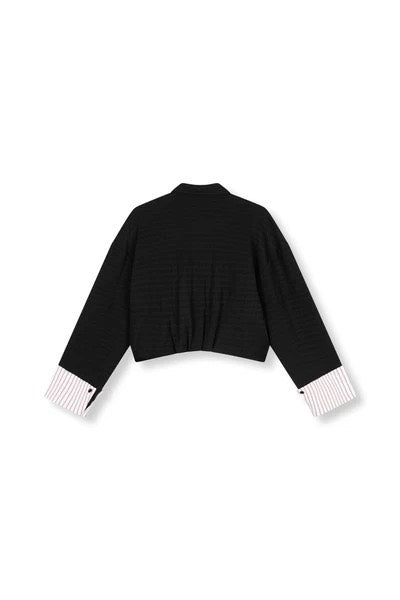 Refined department blouse l/m zwart – dames