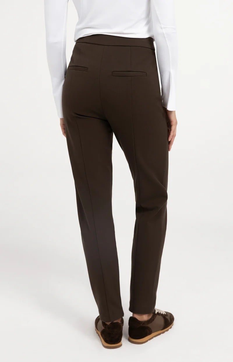 YAYA Women 01-331014-610 lange broek dames bruin