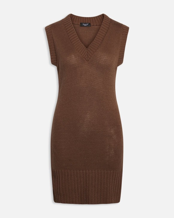 SistersPoint Pulk-ve.l spencer dames bruin