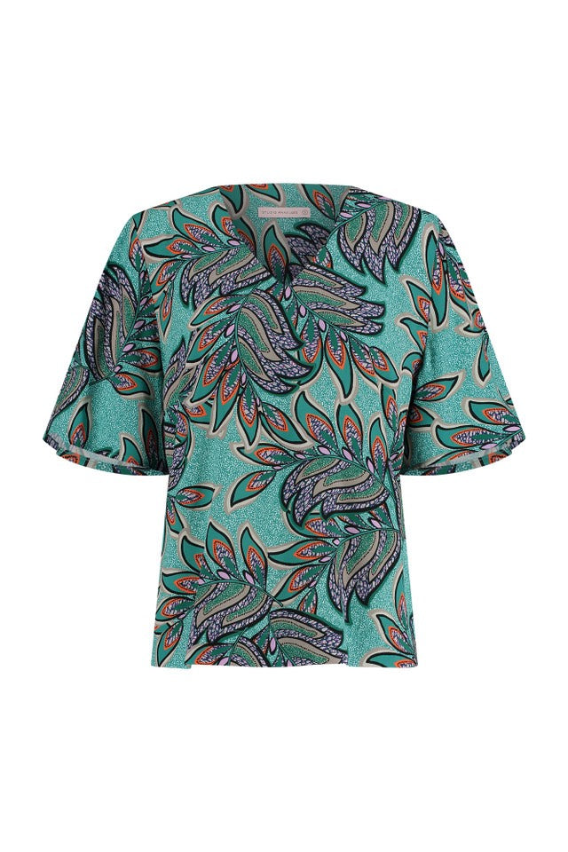 Studio Anneloes 09979 Lotti top – dames - Groen Dessin