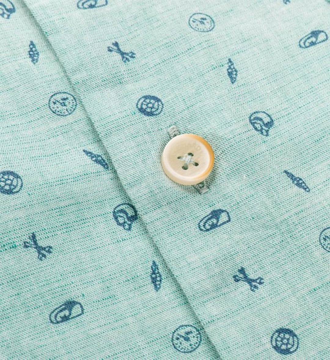 Lyle & Scott SW2407V overhemd mint – heren