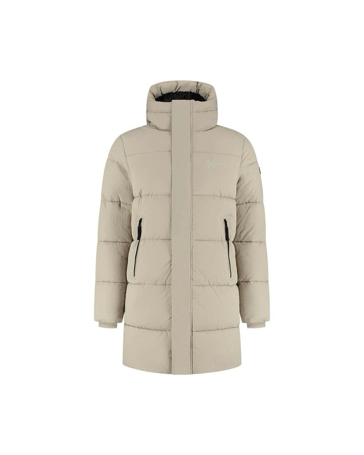 Mid Length Puffer Jacket - Zand