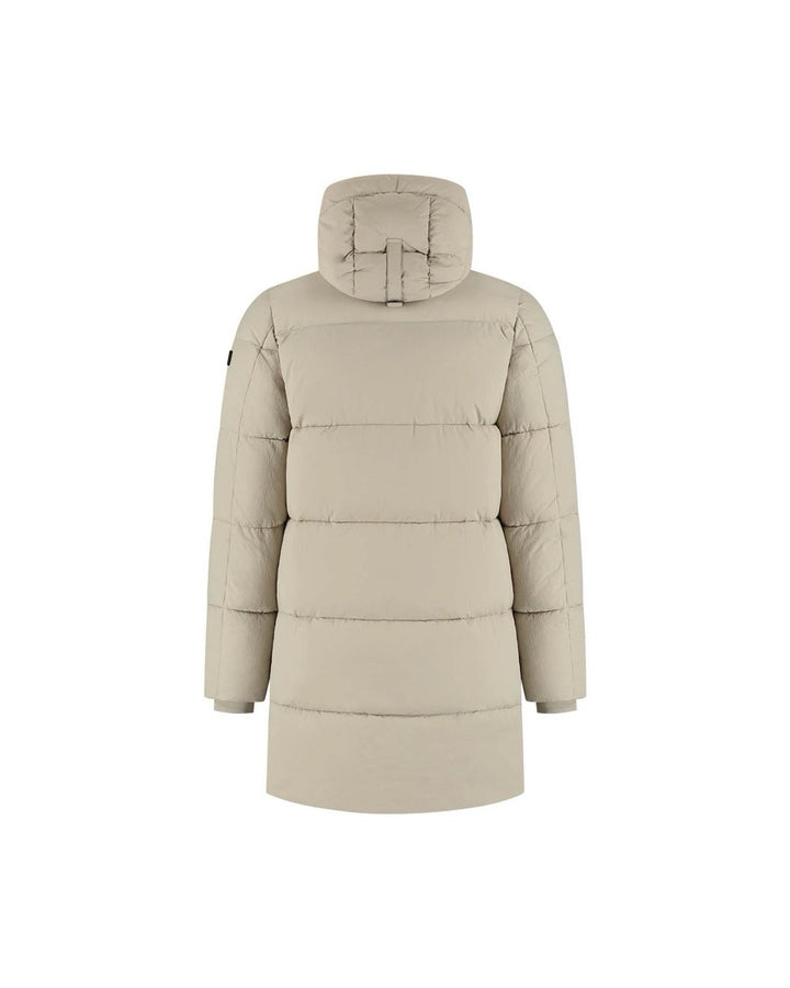 Mid Length Puffer Jacket - Zand