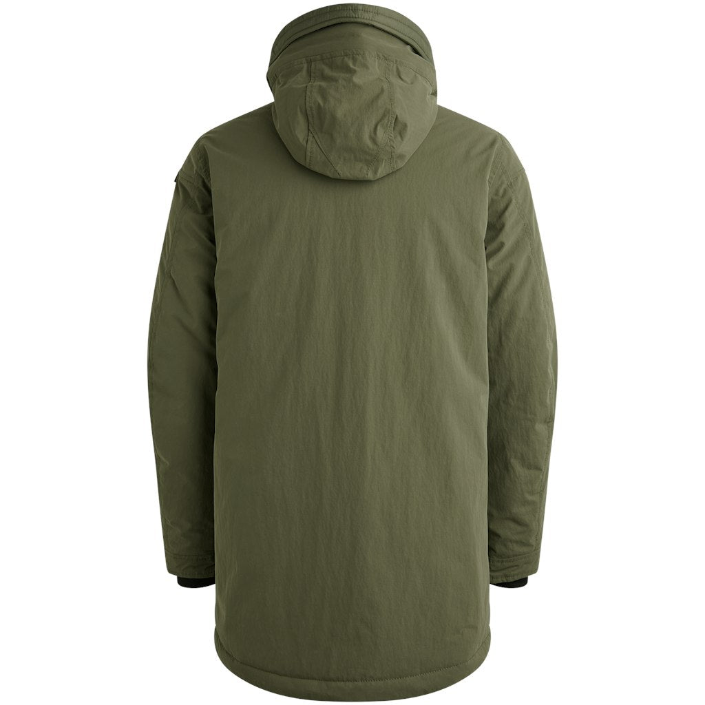 Long Jacket Ice Pilot Coated Crunc - Groen