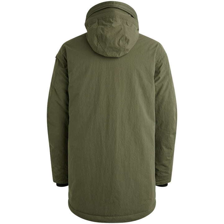 Long Jacket Ice Pilot Coated Crunc - Groen