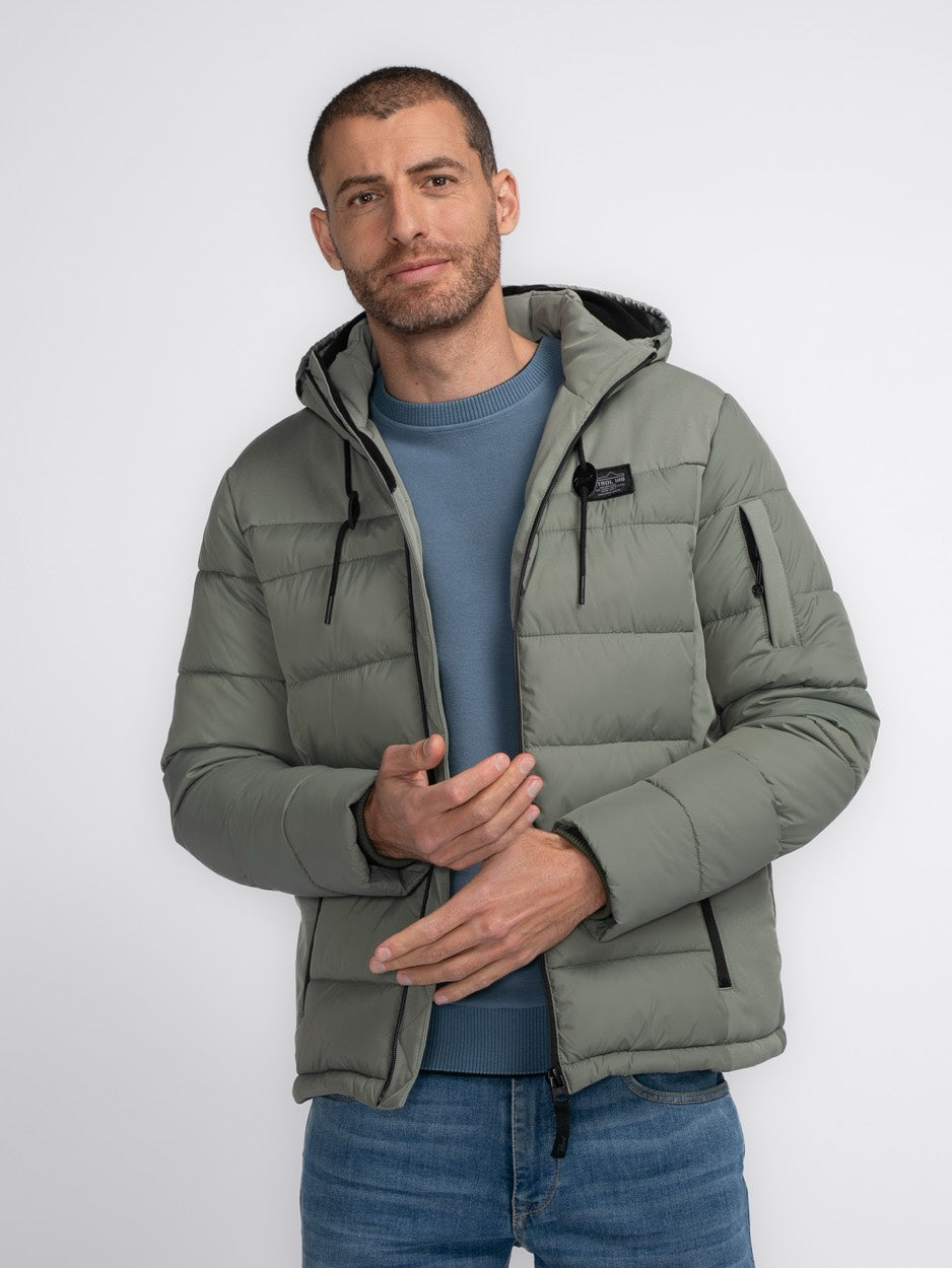 M-3040-jac109 Jacket Padded - Olijf