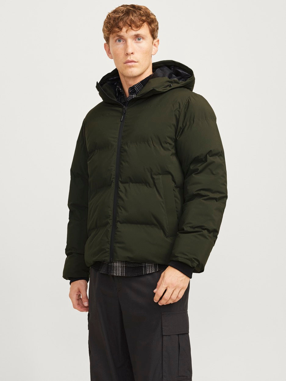 Jjpayne Puffer Jacket - Donkergroen