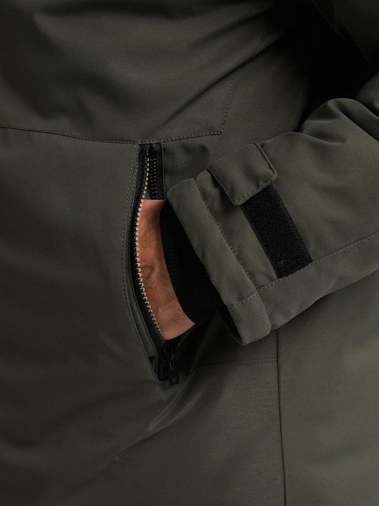 Men Jacket Parka - Groen Dessin