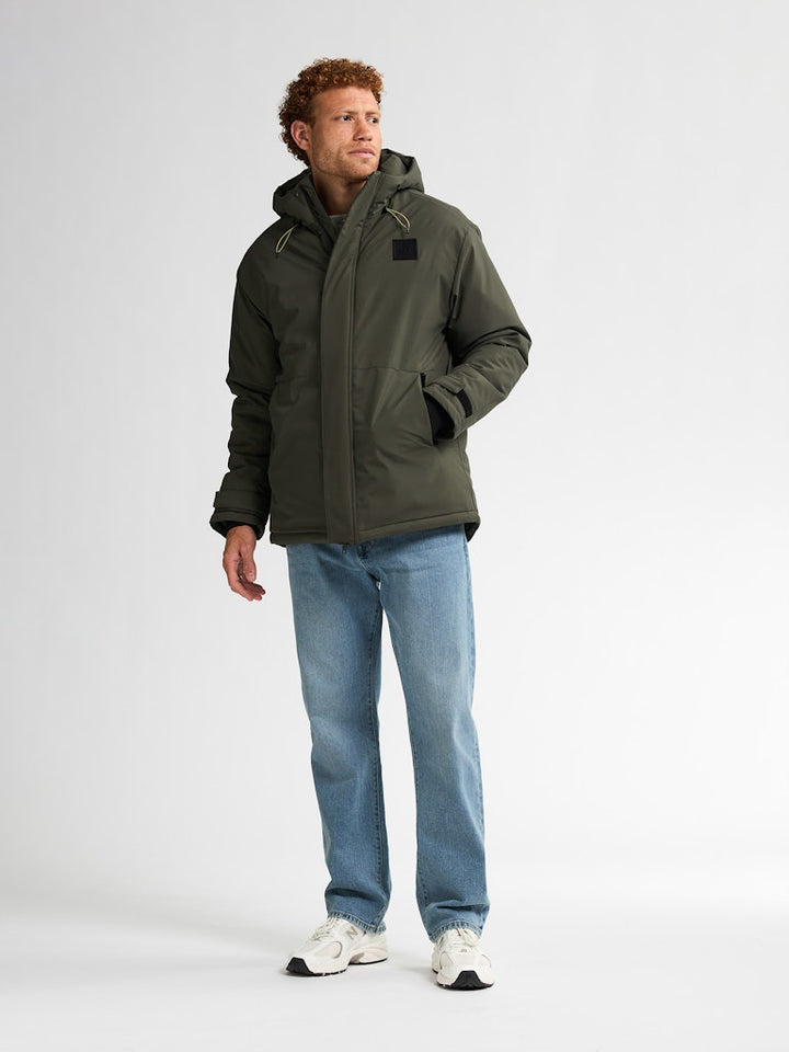 Men Jacket Parka - Groen Dessin