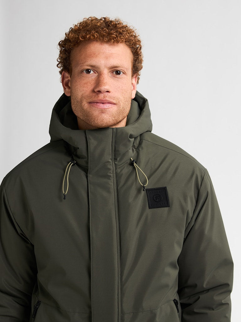 Men Jacket Parka - Groen Dessin