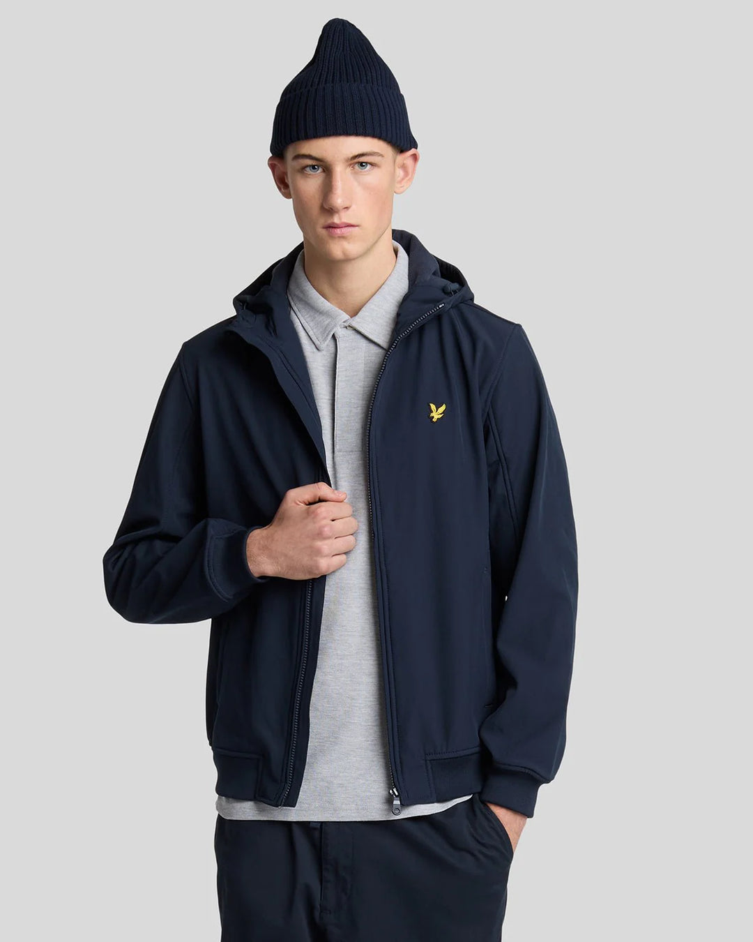 Fleecback Soft Shell - Blauw