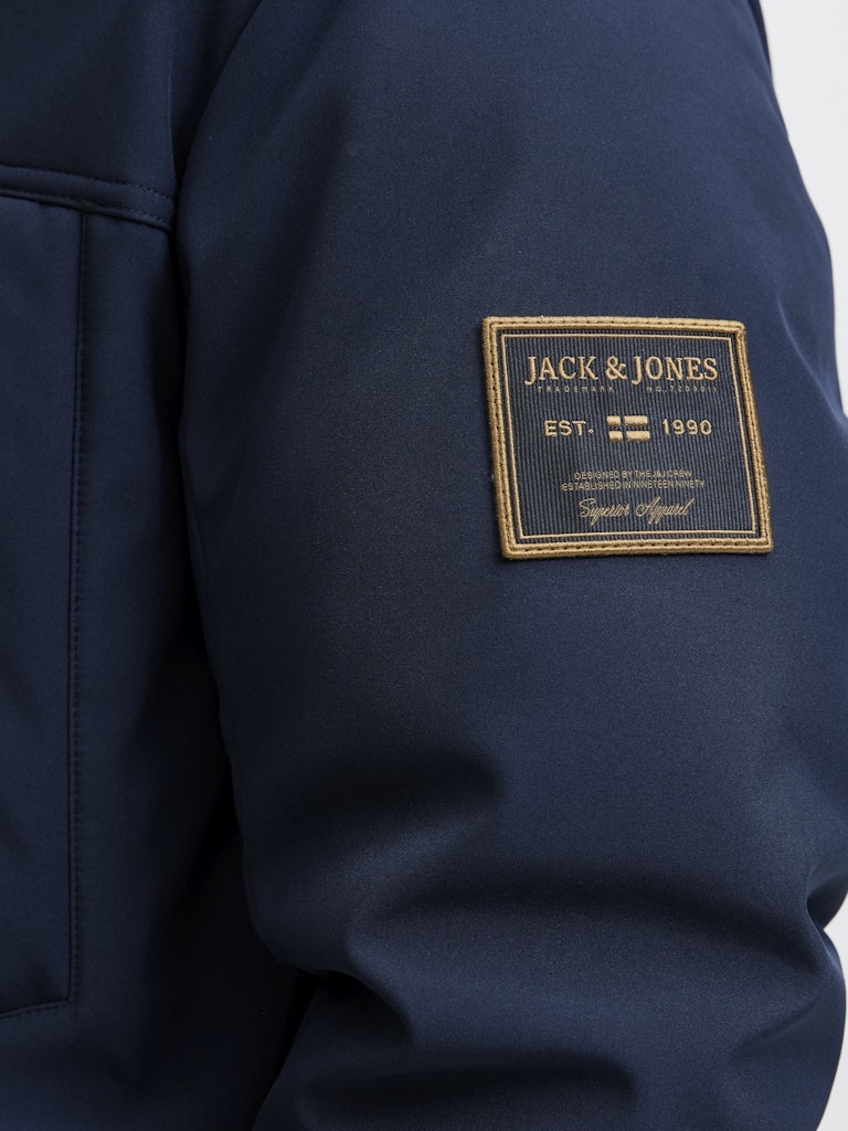 Jjfinn Softshell Parka - Navy