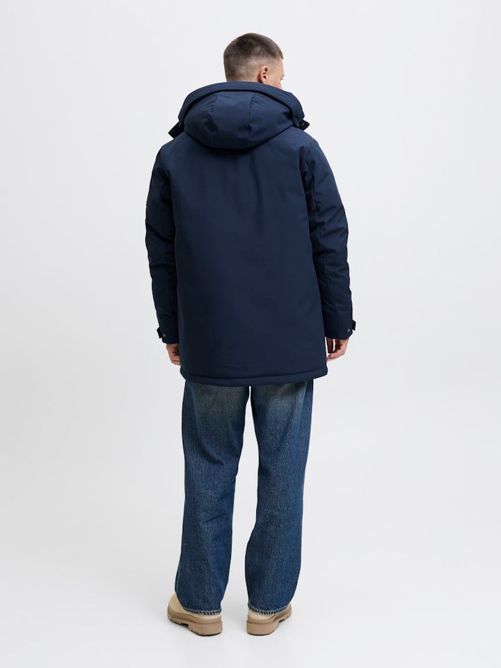Jjfinn Softshell Parka - Navy