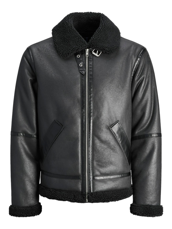 Jorcole Aviator Jacket - Zwart