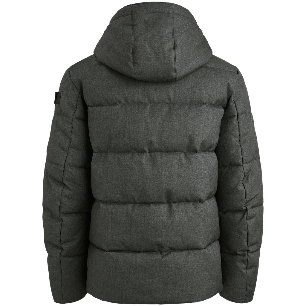Semi Long Jacket Yetcraft Melange - Antraciet