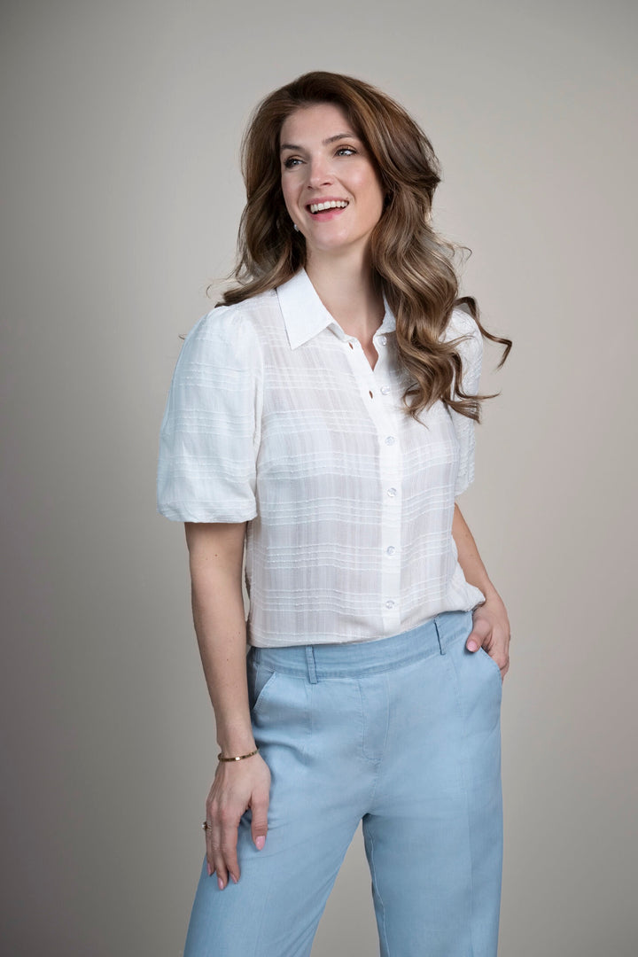 Elvira Casuals E2 26-053 Katy blouse k/m dames - off-white