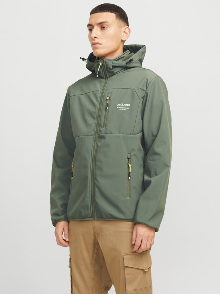 Jjtheo Softshell Jacket - Olijf