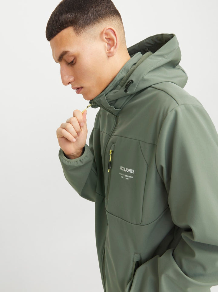 Jjtheo Softshell Jacket - Olijf