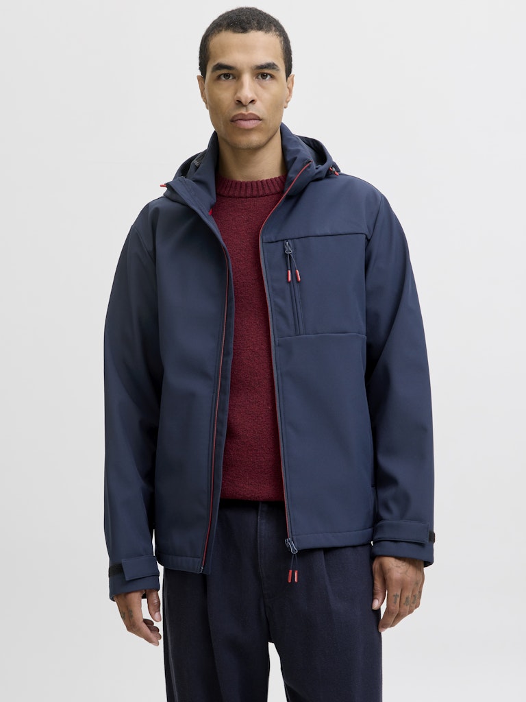 Jjthatcher Softshell Hood - Navy