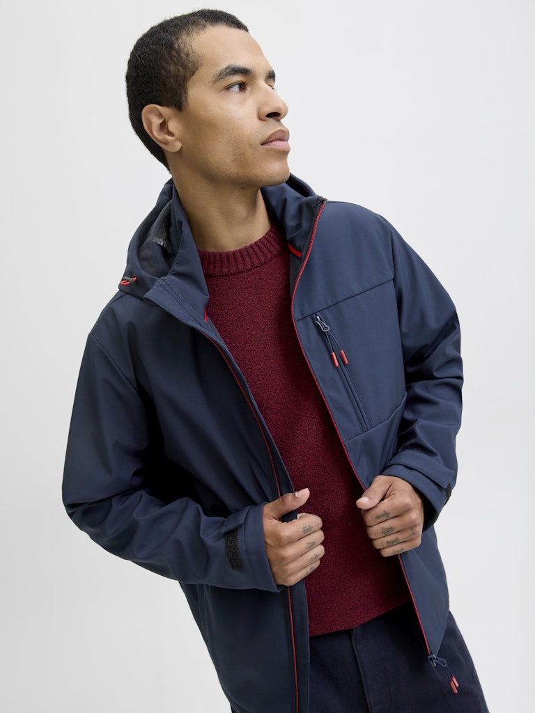 Jjthatcher Softshell Hood - Navy