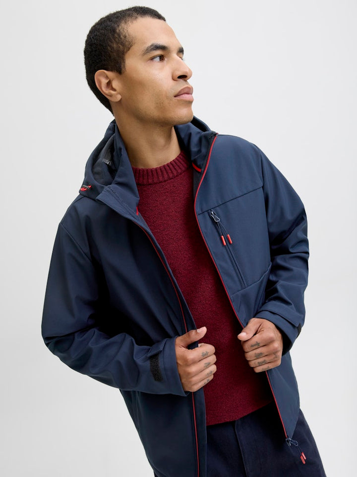 Jjthatcher Softshell Hood - Navy