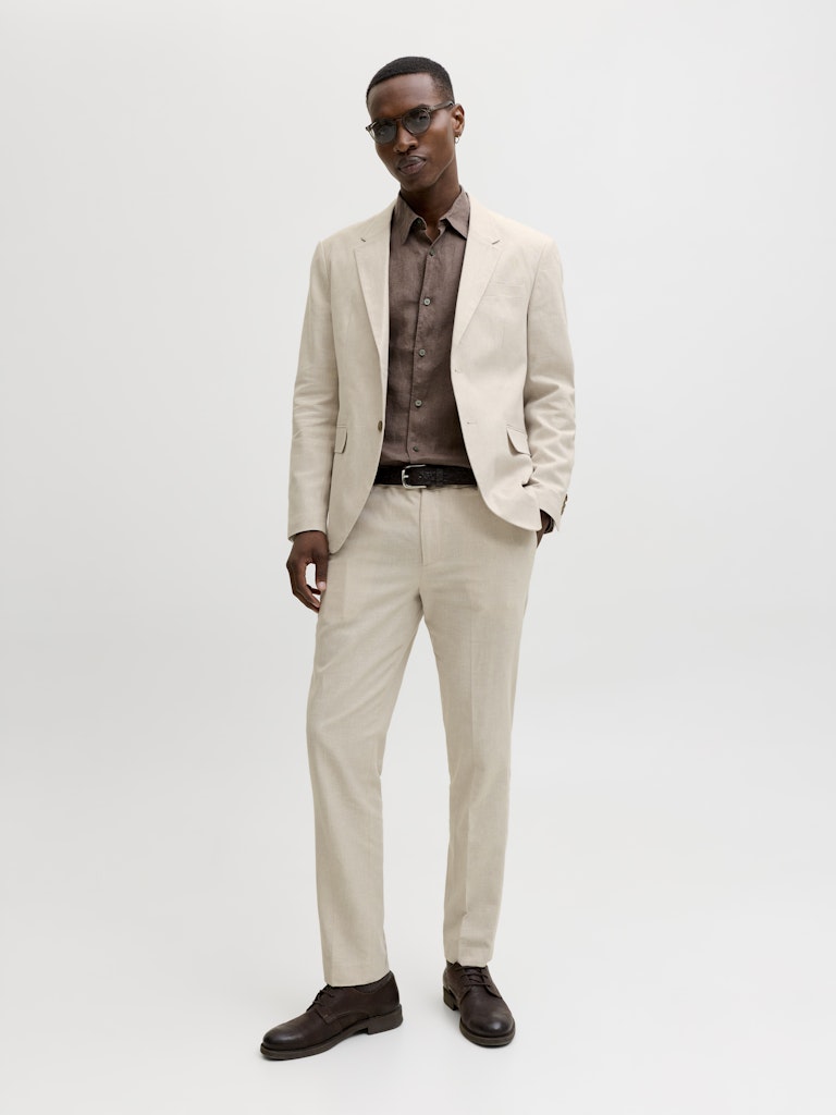 Jprmartin Summer Blz Linen Blend No06 Sn - Beige