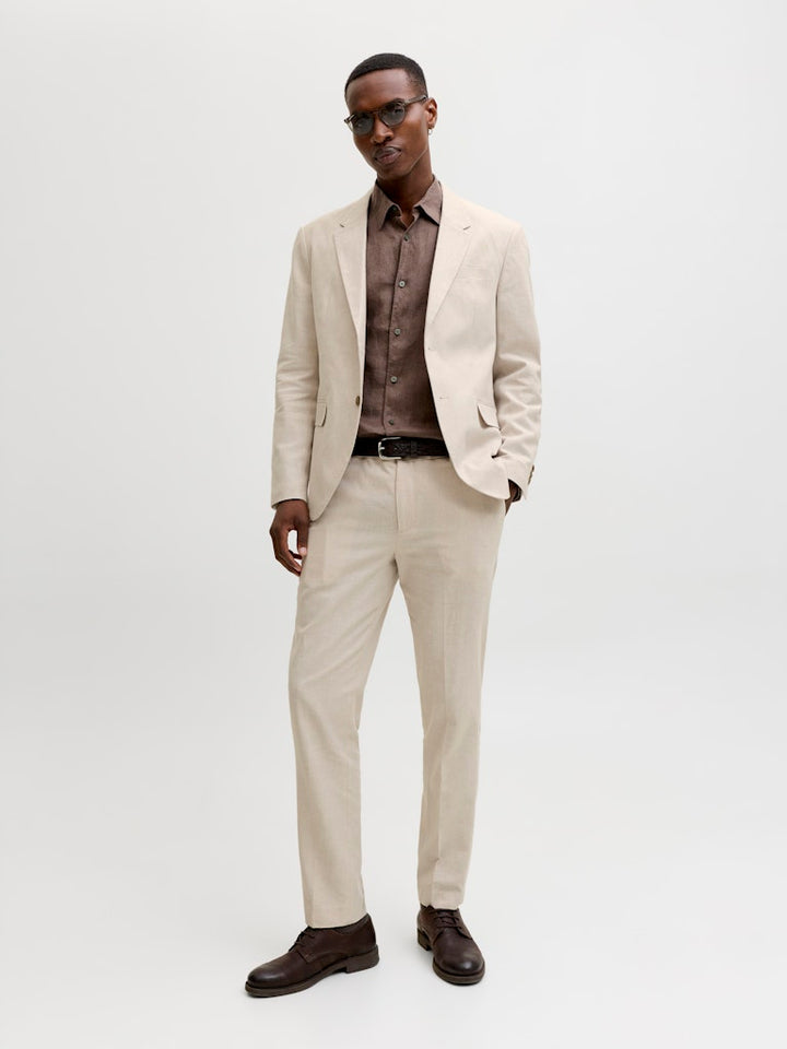 Jprmartin Summer Blz Linen Blend No06 Sn - Beige