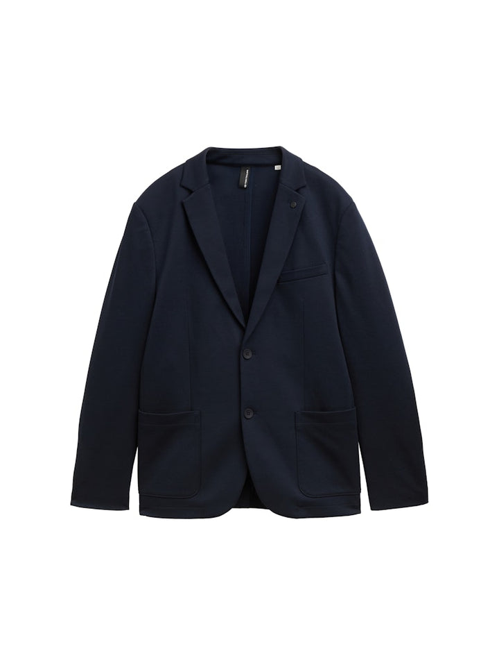 Pique Blazer - Blauw