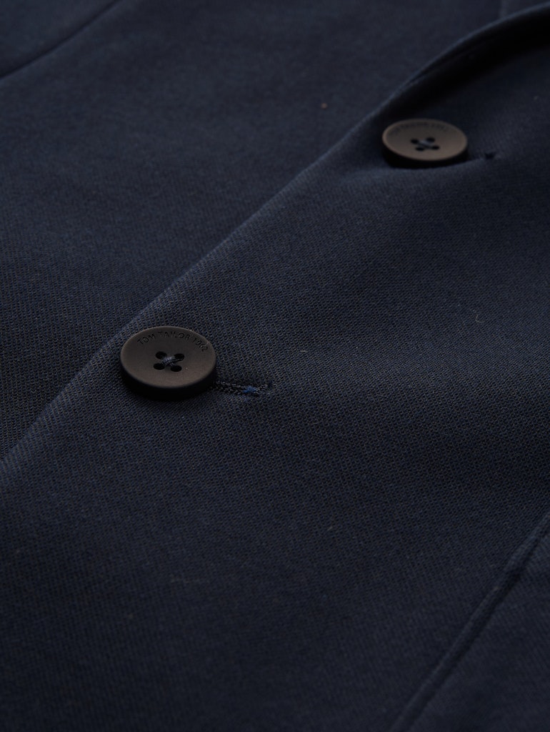 Pique Blazer - Blauw