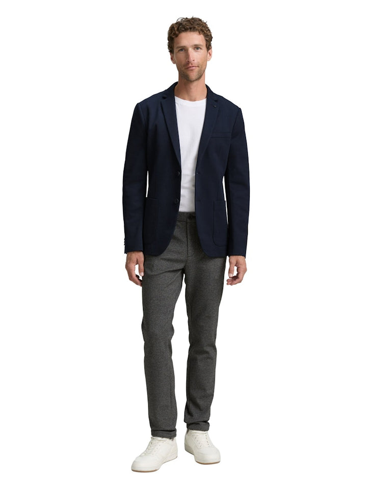 Pique Blazer - Blauw