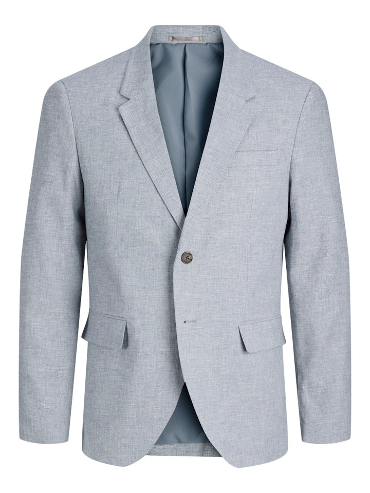 Jprmartin Summer Blz Linen Blend No06 Sn - Blauw Melee