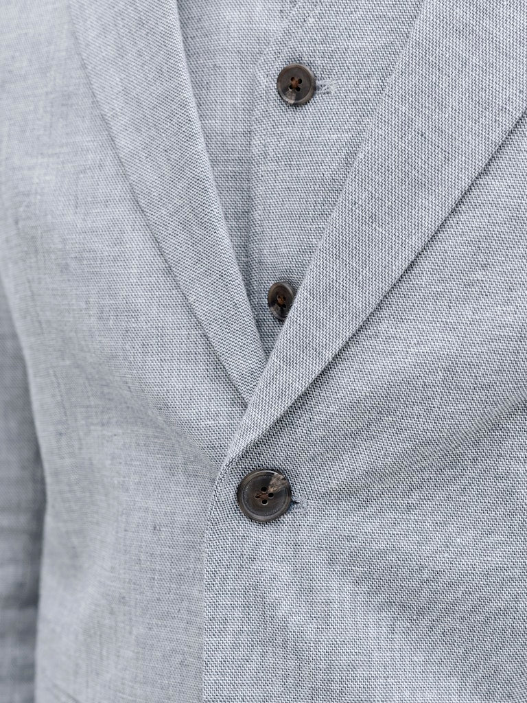 Jprmartin Summer Blz Linen Blend No06 Sn - Blauw Melee