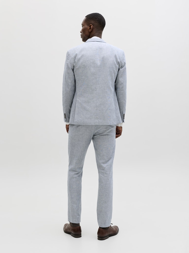 Jprmartin Summer Blz Linen Blend No06 Sn - Blauw Melee