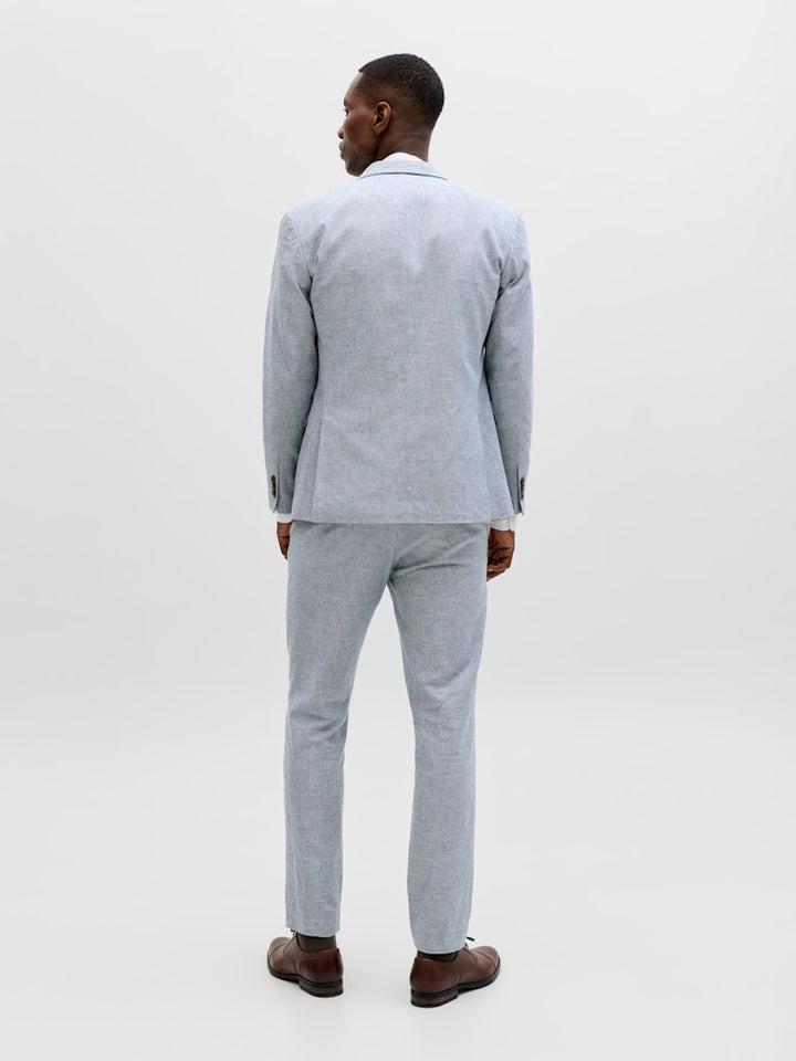 Jprmartin Summer Blz Linen Blend No06 Sn - Blauw Melee