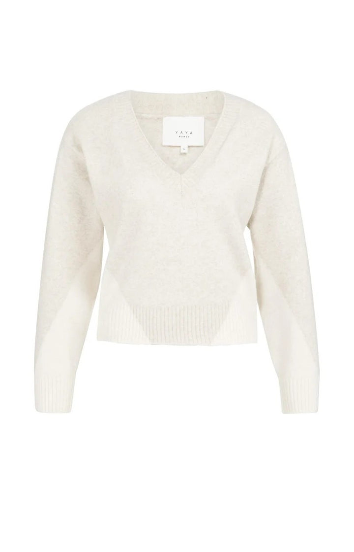 YAYA Women trui dames beige
