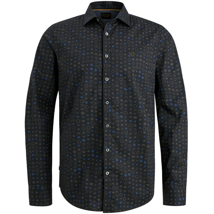 PME-Legend PSI2410204 overhemd l/m zwart dessin – heren