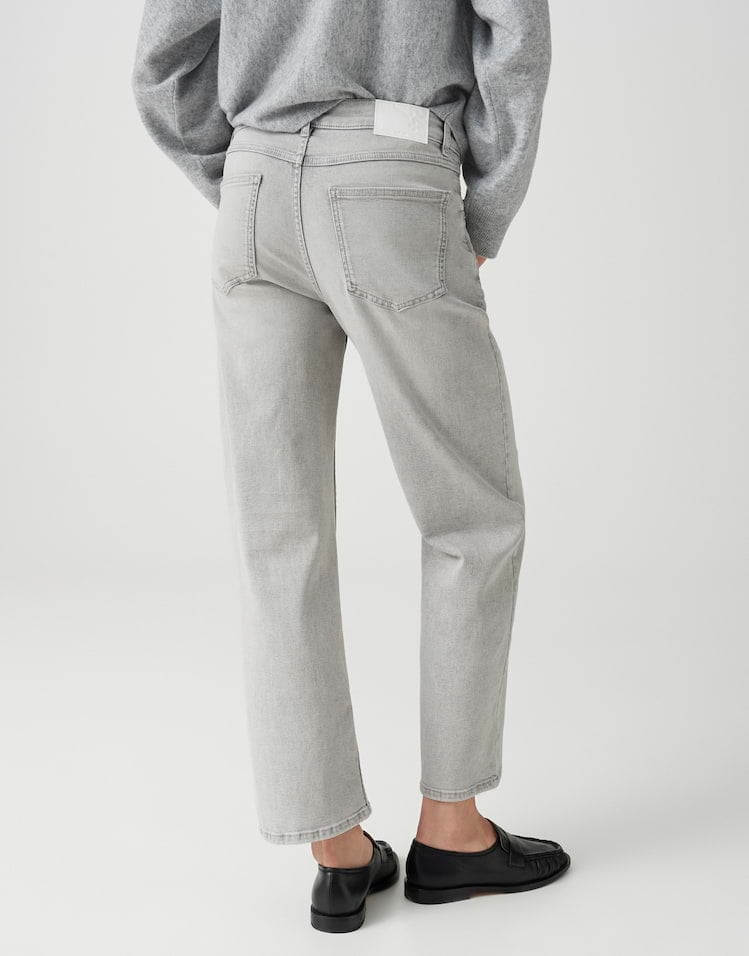 Opus Minah honesty 10607212945248 jeans regular-straight fit grey denim - L28