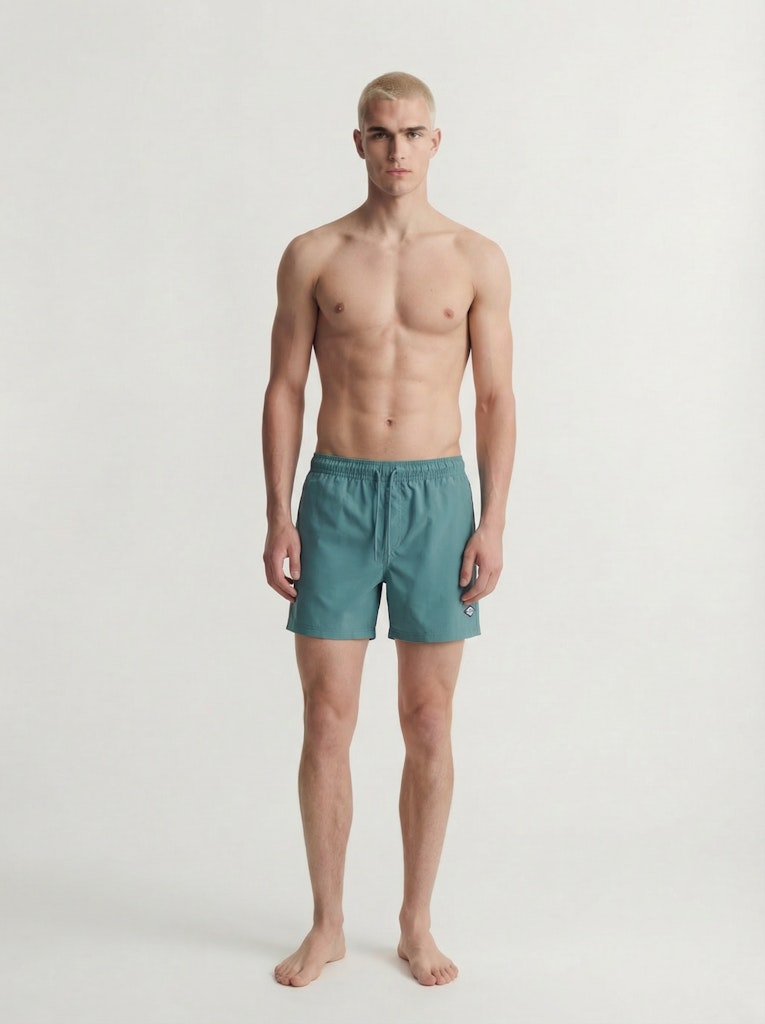 Jpstmaui Tropic Solid Swim Shorts Reg Sn - Esmerald