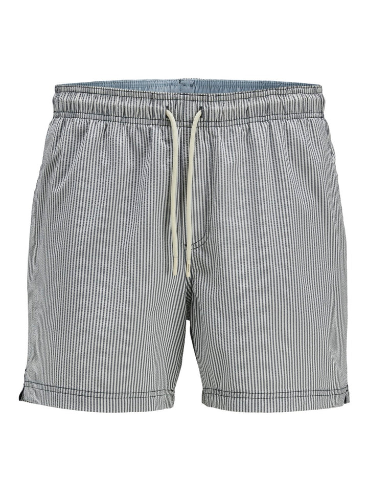 Jpstmaui Jjswim Seersucker Akm  Sn - Blauw Dessin