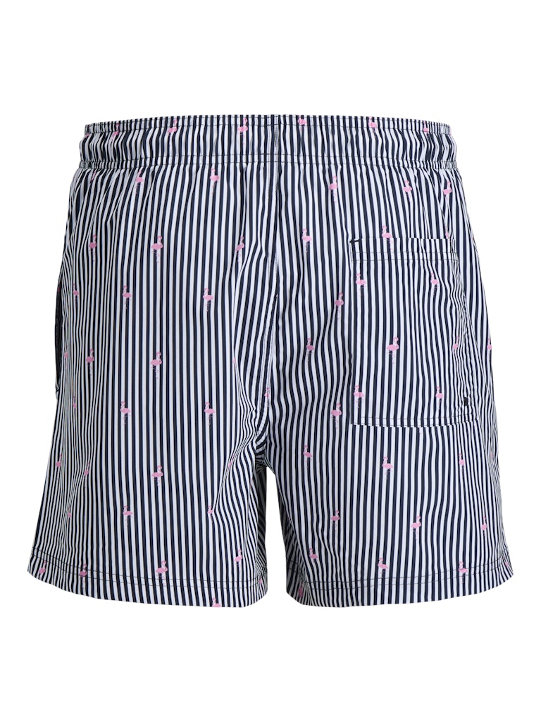 Jpstmaui Breeze Mini Stripe Swim Srt Sn - Blauw Dessin