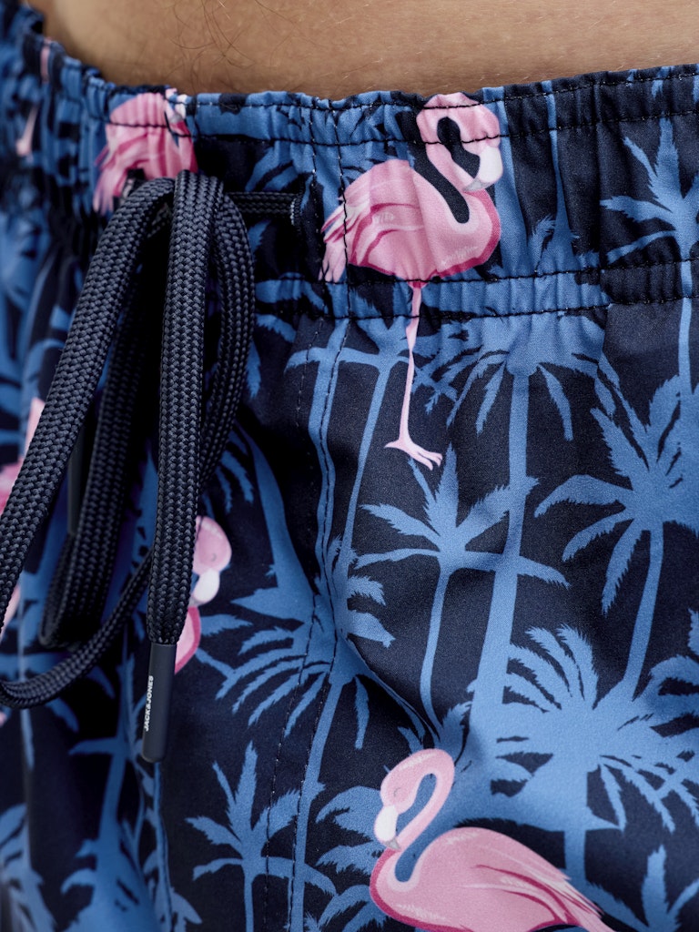 Jpstmaui Vibes Novelty Aop Swim Short Sn - Blauw Dessin