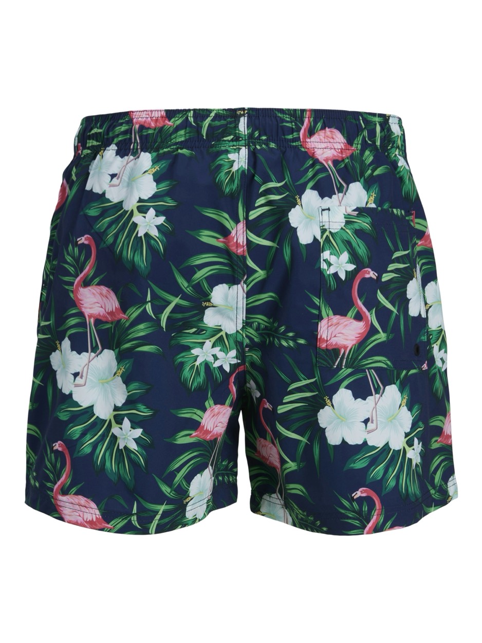 Jpstmaui Jjswim Novelty Aop Akm Sn - Blauw Dessin