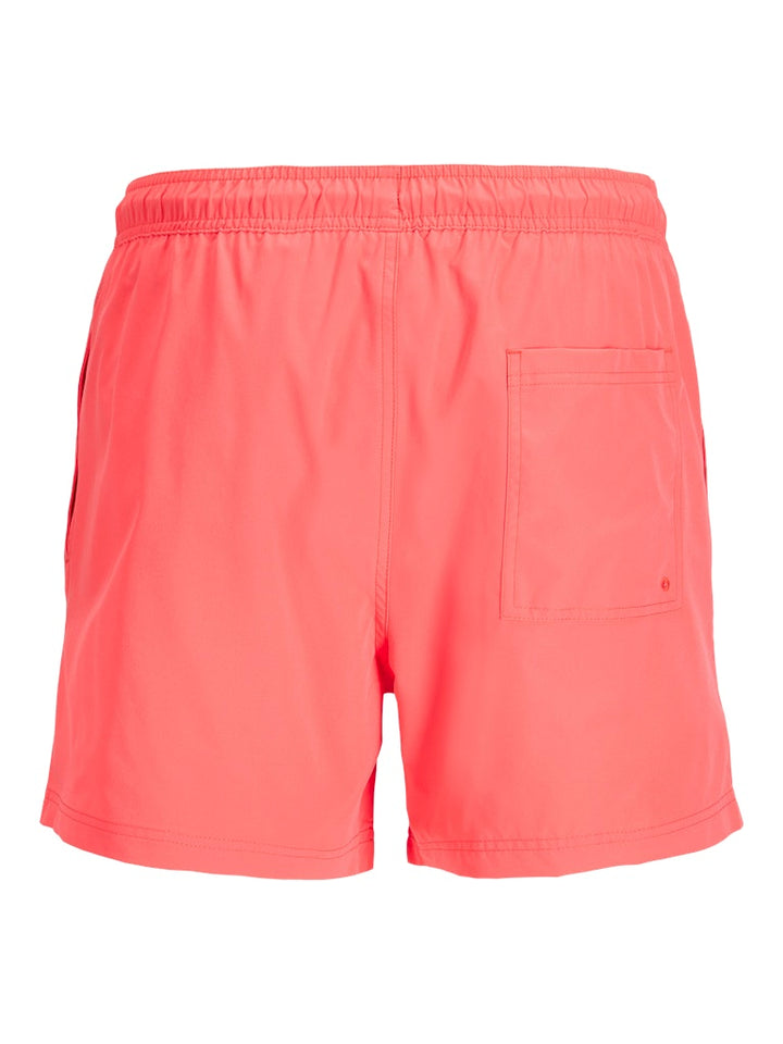 Jpstmaui Tropic Solid Swim Shorts Reg Sn - Koraal Rood