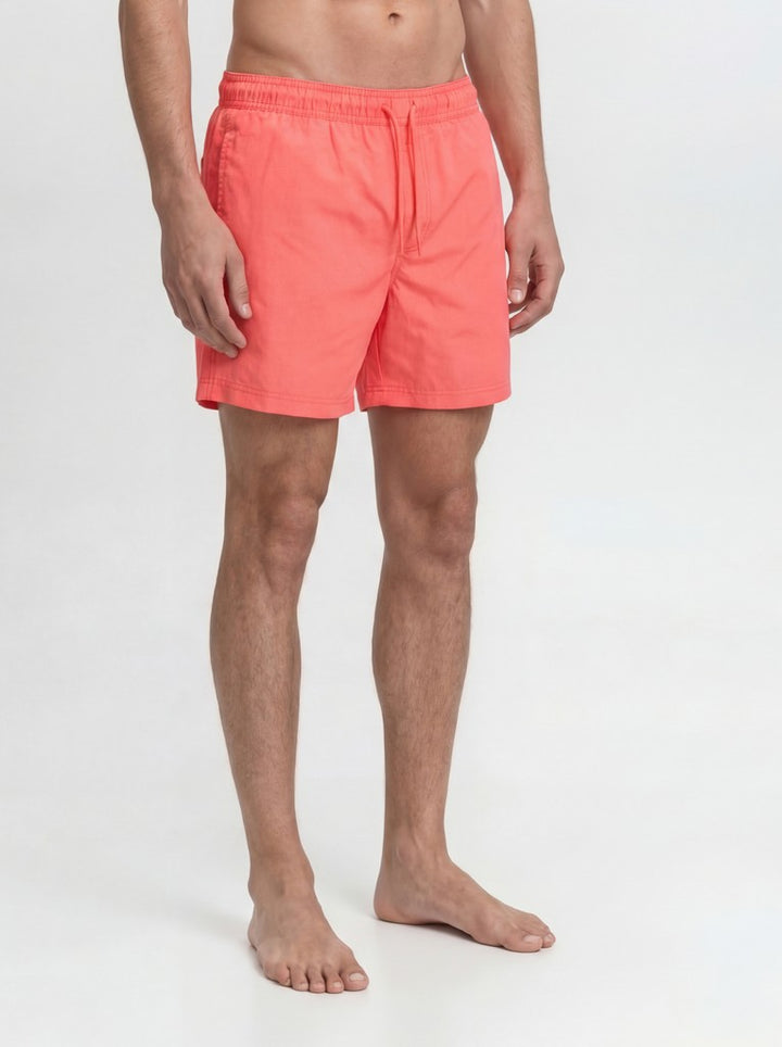 Jpstmaui Tropic Solid Swim Shorts Reg Sn - Koraal Rood